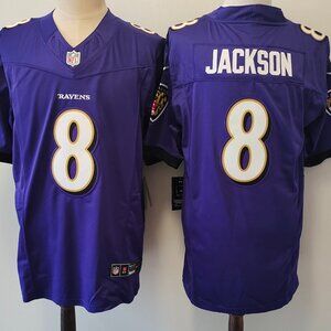 Lamar Jackson Ravens Purple Jersey